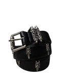Chrome Hearts Black Roller Belt
