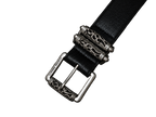 Chrome Hearts Black Roller Belt