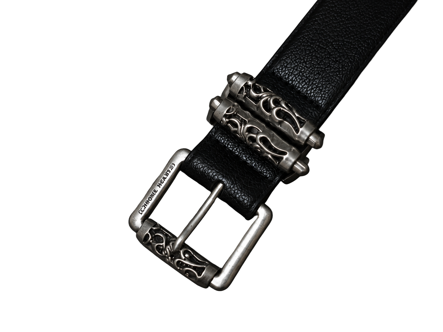 Chrome Hearts Black Roller Belt