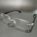 Chrome Hearts Silver Rimless Glass