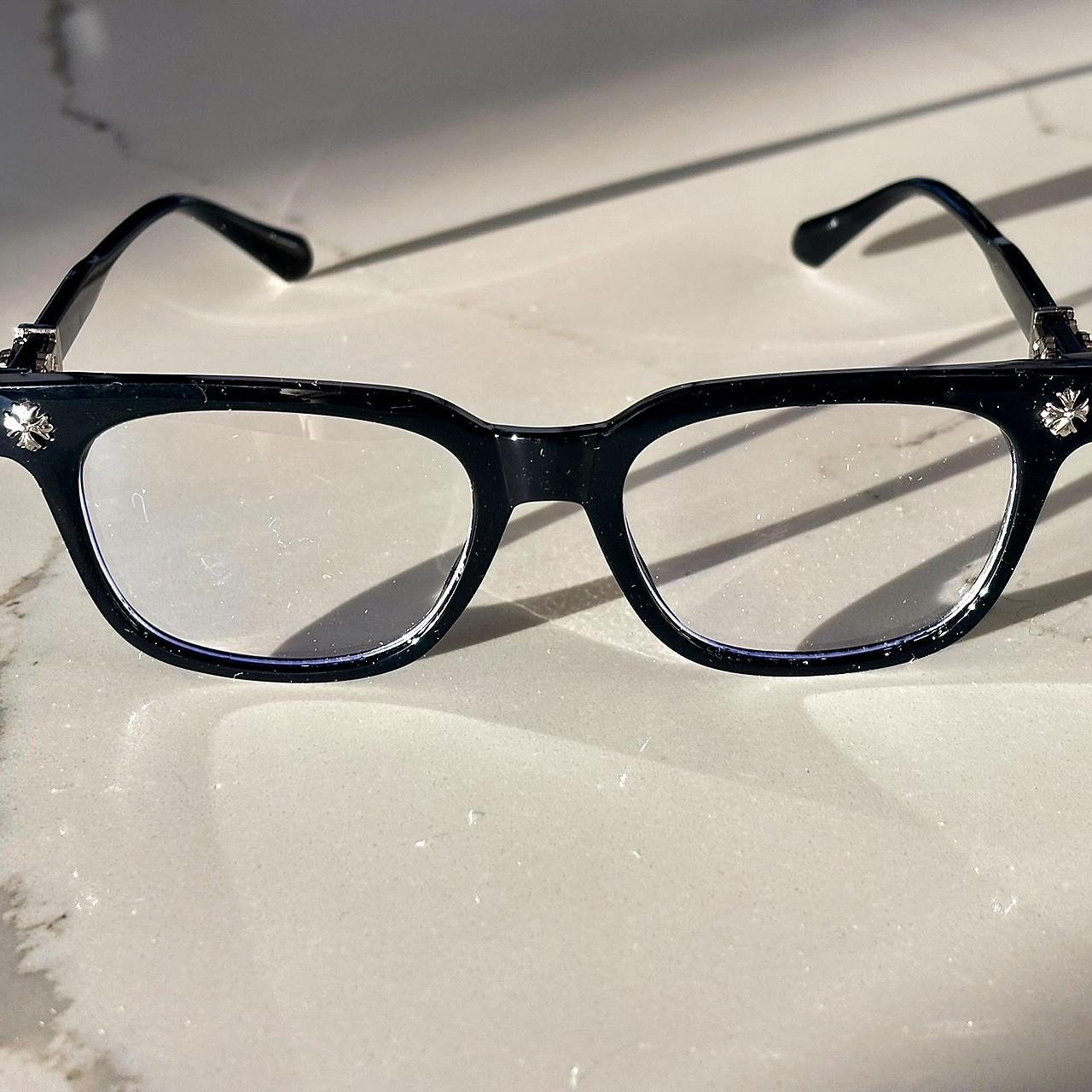 Chrome Black Glasses