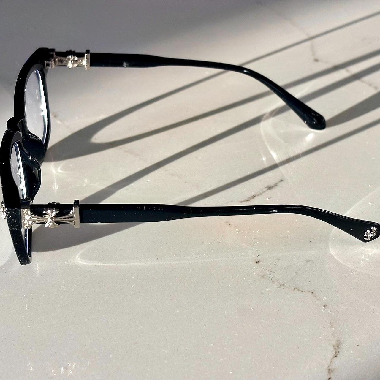 Chrome Black Glasses