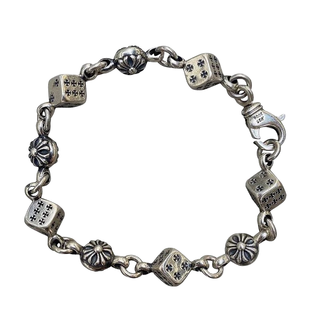 Chrome Hearts Cross Dice Bracelet