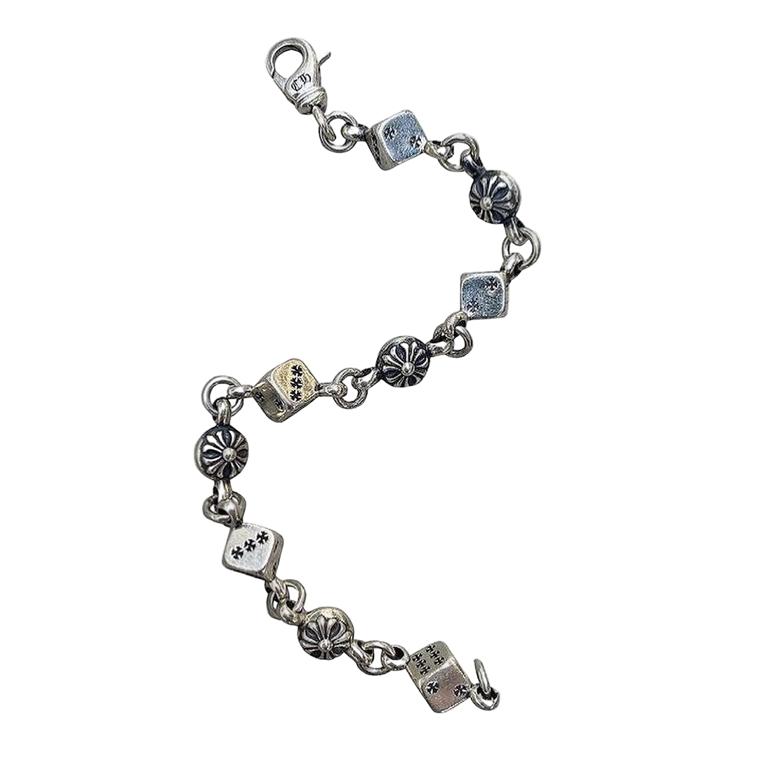 Chrome Hearts Cross Dice Bracelet