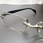 Chrome Hearts Silver Rimless Glass