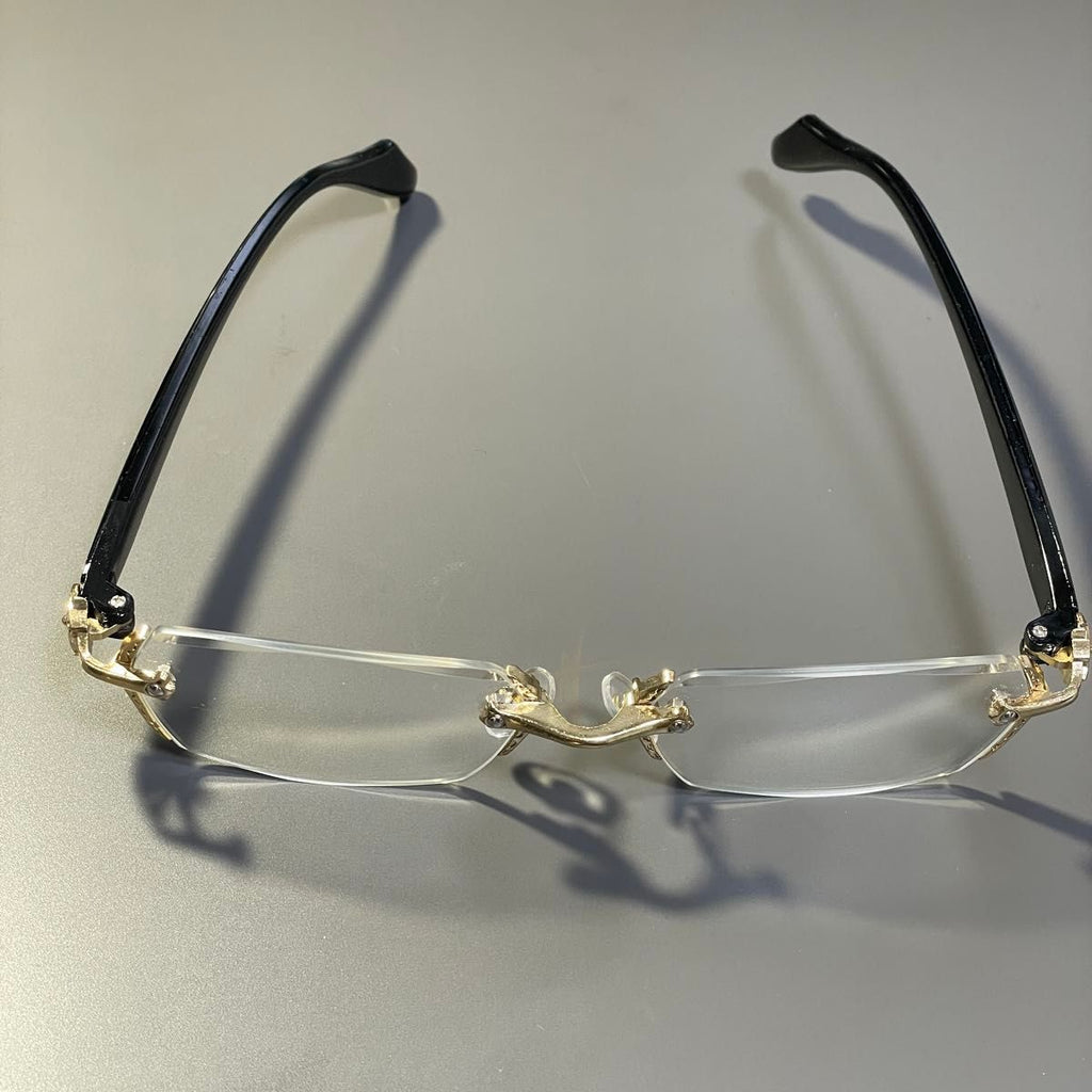 Chrome Hearts Gold Rimless Glass