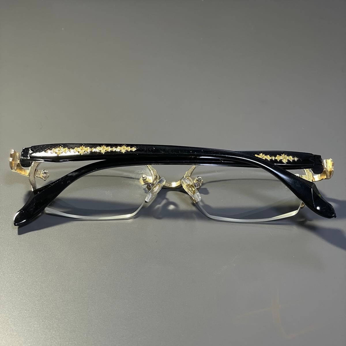 Chrome Hearts Gold Rimless Glass