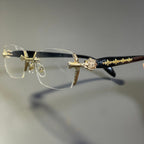 Chrome Hearts Gold Rimless Glass