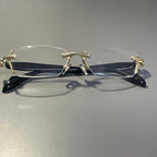 Chrome Hearts Gold Rimless Glass