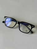 Crome Hearts Black Glasses - cross