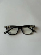 Crome Hearts Black Glasses - cross
