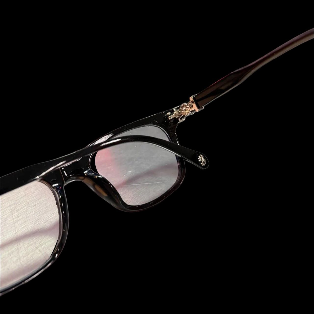 Chrome Black Glasses