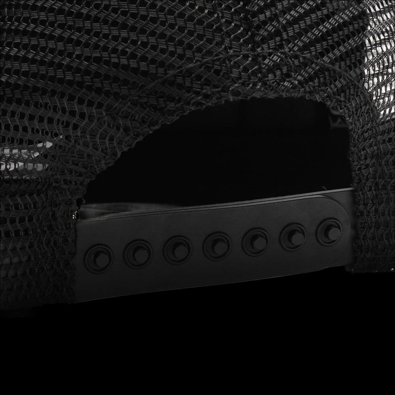 Chrome Hearts FK Hollywood Black Trucker Cap