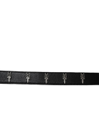 Chrome Hearts Black Roller Belt