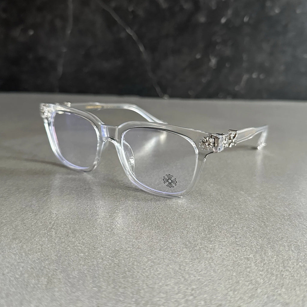 Chrome Hearts transparent Glasses - cross